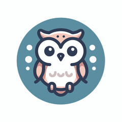 cute owl vector image