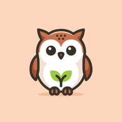 cute owl vector image
