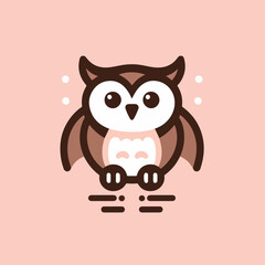cute owl vector image