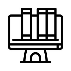 library line icon