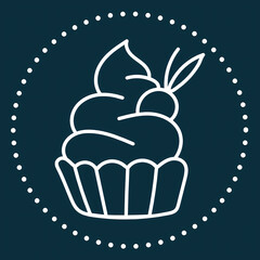 icons for sites on dark blue background with flour products