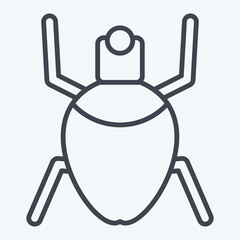 Icon Aphids. related to Insects symbol. line style. design editable