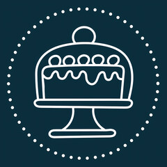 icons for sites on dark blue background with flour products