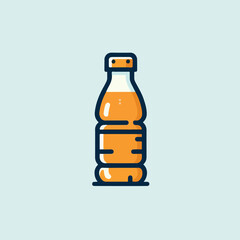 drinking water bottle vector image