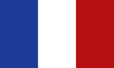 France flag icon isolate on white background.