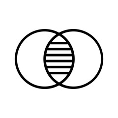 merger icon color editable on white background