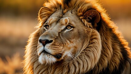 Fototapeta premium portrait of a lion