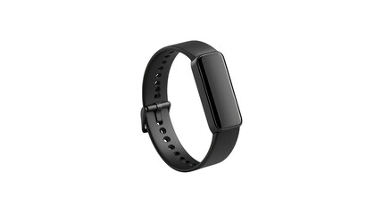 Sleek black fitness tracker, elevate your workout and activity tracking with seamless connectivity