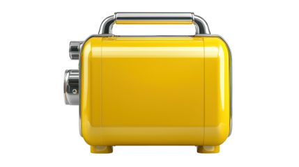 Vibrant yellow suitcase, pack your bags for an unforgettable travel experience bright