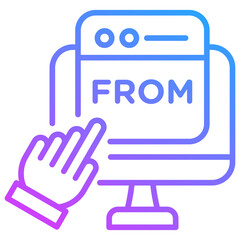 Online Form Icon