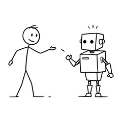 Sticky man training AI