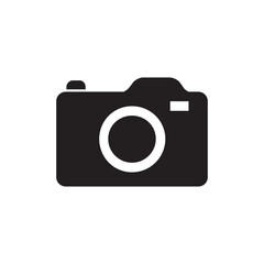 Simple Black Camera Icon Photography, Digital, and Technology Symbol