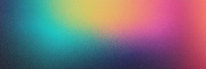 Fototapeta premium Colorful Gradient Textured Backdrop Blue, Turquoise, Yellow, Pink, Purple Hues
