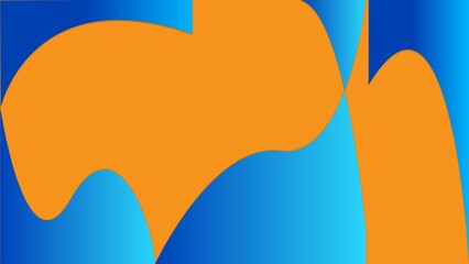 Abstract blue summer beach background with heart and tropical design