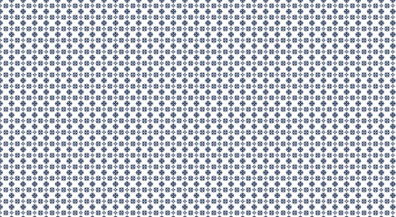 Dark blue geometric shapes repeating on white background creating a seamless pattern