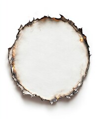 Burnt Circle of Paper (2)