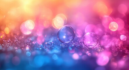 Soft pastel bokeh background with dreamy blurred light and gentle color transitions for spring and summer