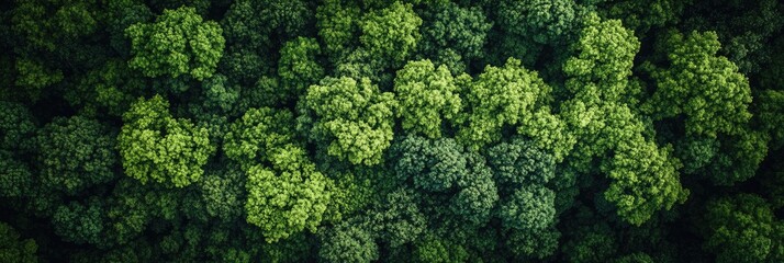 Naklejka premium Dense Forest Canopy