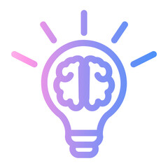 immagination Line Gradient Icon