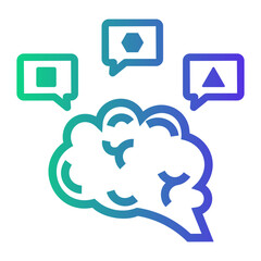 immagination Line Gradient Icon