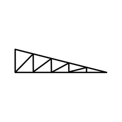 Roof truss icon