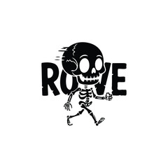 skull vector for t shirt design