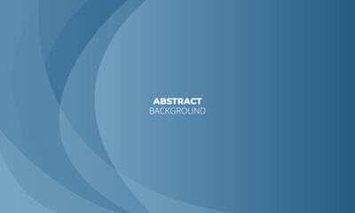 Blue gradient business wave banner background