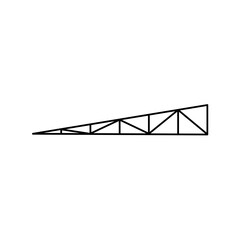 Roof truss icon