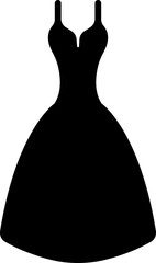 Women dresses icon in flat. Female fashion cloth. Halter, playsuit isolated on transparent background