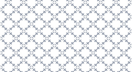 Floral rhombus grid pattern, seamlessly repeating across surface, decorating textile designs with elegant geometric symmetry