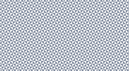 Simple geometric pattern creating an optical illusion with gray and white triangles forming squares