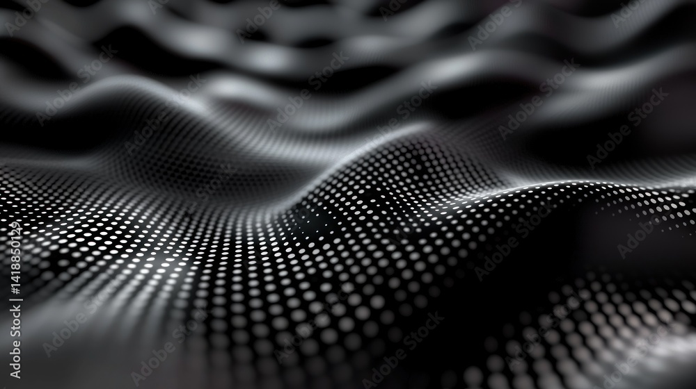 Canvas Prints abstract digital wave texture background