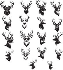 Deer vector file 