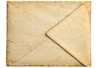 Envelope on transparent