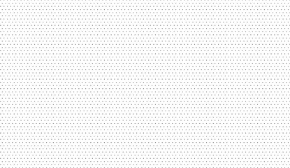 Precise black polka dots forming symmetrical grid pattern