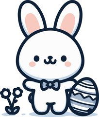 Easter Bunny Rabbit and Egg Delight