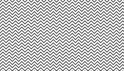 Simple seamless geometric pattern of black chevron zigzags on white background forming an elegant surface