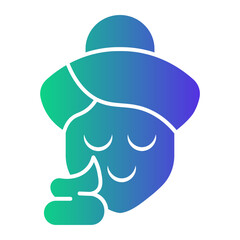 Fototapeta premium beauty Gradient icon