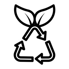 sustainability Line Icon