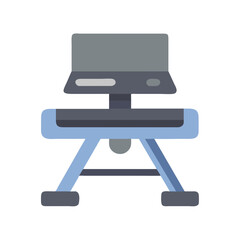 Stylized Screen Printing Machine Illustration on Black Background