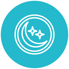 Fototapeta premium Moon Viewing Ceremony Icon