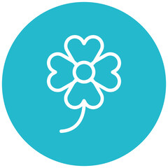 Four Leaf Clover Vector Icon