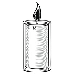 vector illustration of a tin can