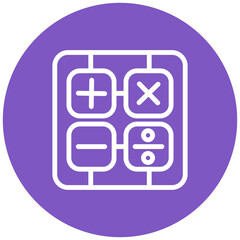 Math Symbols Vector Icon