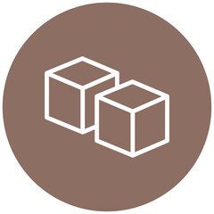 Cube Vector Icon