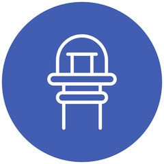 Light Emitting Diode Vector Icon