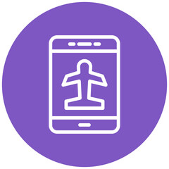 Airplane mode active Vector Icon