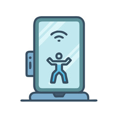 Smart display for health tracking with Wi-Fi connection