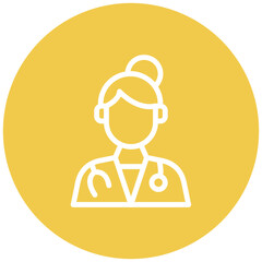 Medical Doctor Female Icon