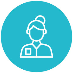 Veterinarian Female Icon